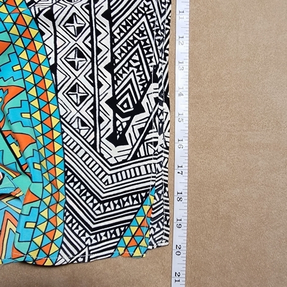 Francesca’s Maxi Dress Hello Miss Strapless Aztec Pattern Size Medium EUC - Picture 11 of 11